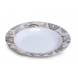 - Melamine Round Bowl Dish 25 cm -Choose Size 