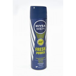  NIVEA Men Fresh Powder Deodorant Spray, 150 ml